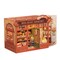 Mrs.Hunt Bakery Dollhouse Kit - Miniature Wizardi Roombox Kit with LED Light F07M51-95-GB401